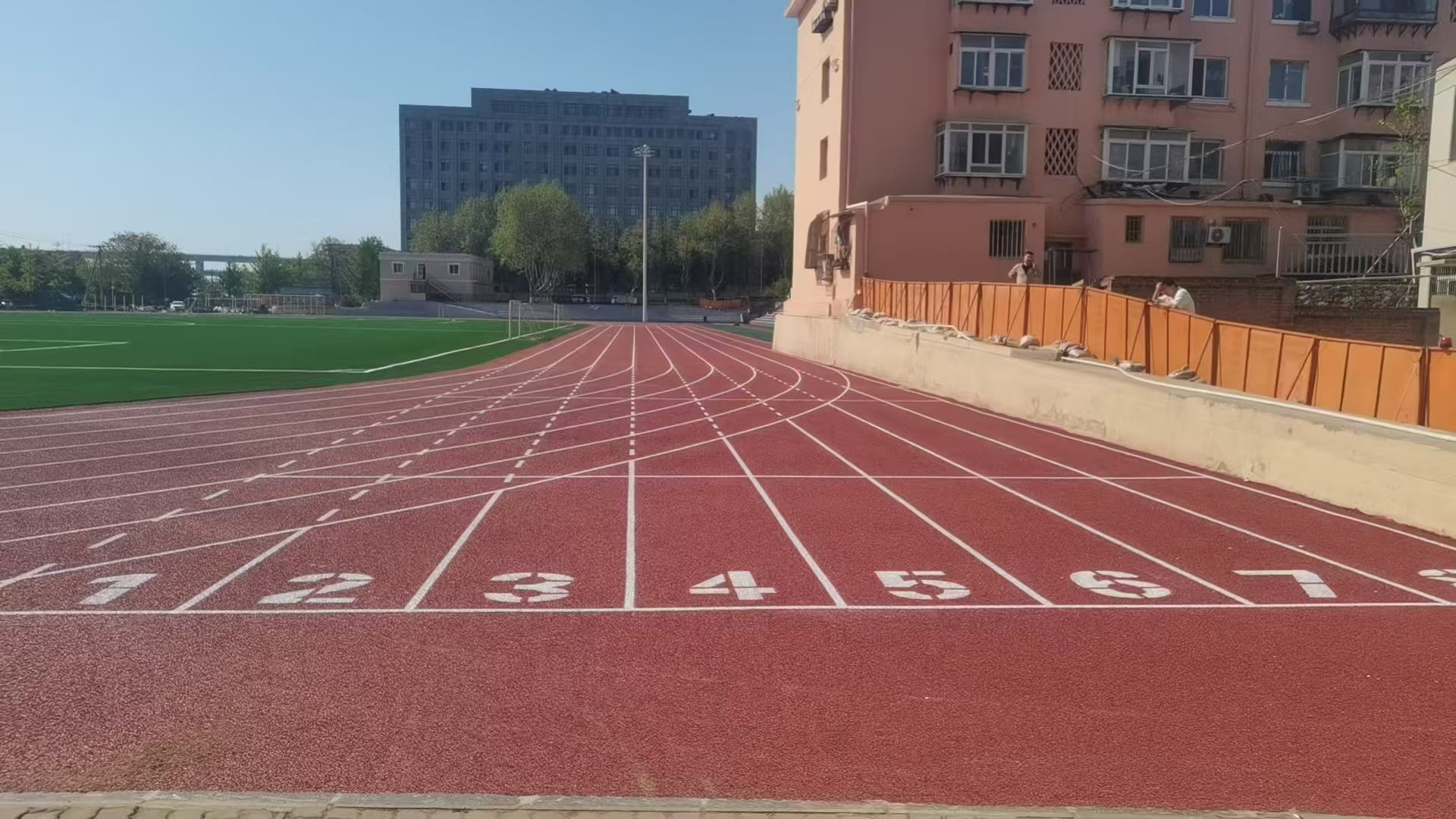 菏泽市塑胶颗粒健身步道 - 方案